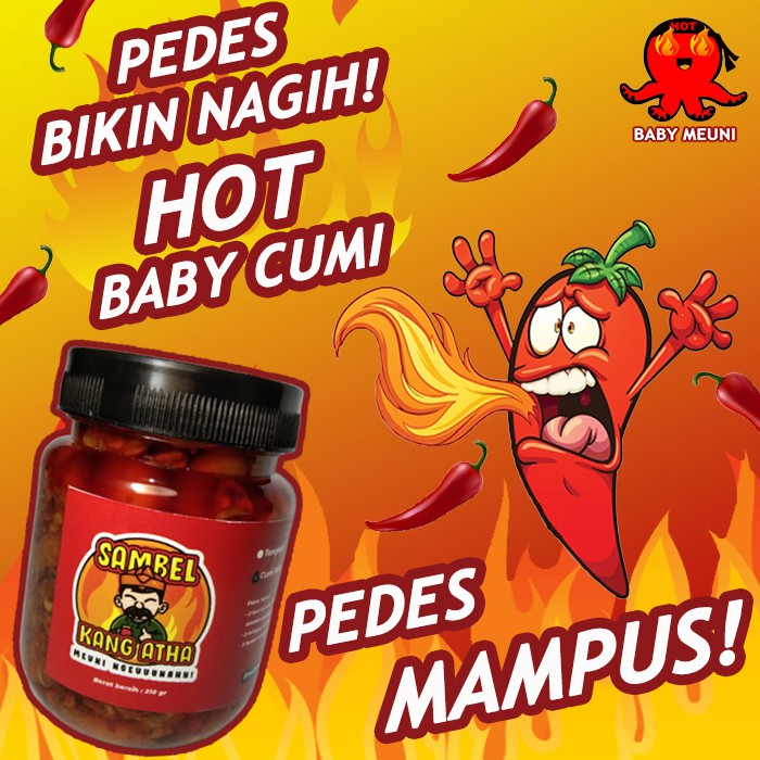 

UKRION-AX157010 SAMBAL BABY CUMI ASIN BABY MAKANANPEDAS HOMEMADE SAMBAL HOT