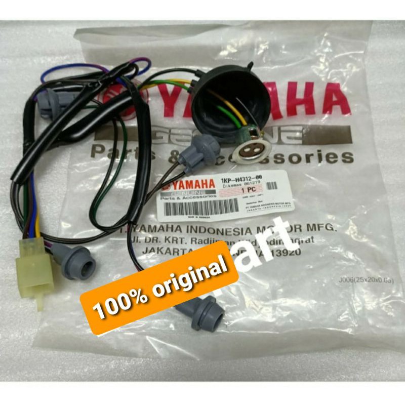 FITING SOKET LAMPU DEPAN UTAMA SOUL GT FI 115 ASLI ORI YAMAHA 1KP H4312 00