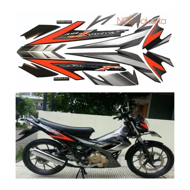 STIKER STRIPING SATRIA F 2007 ABU