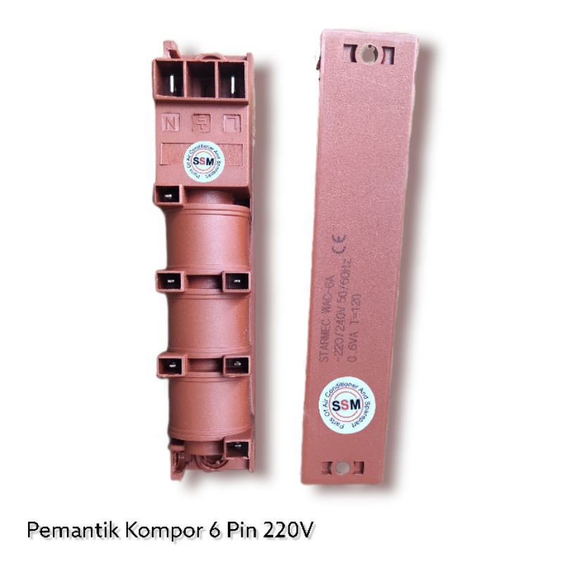 IGNITER KOMPOR TANAM PEMANTIK KOMPOR 6 PIN 220 VOLT