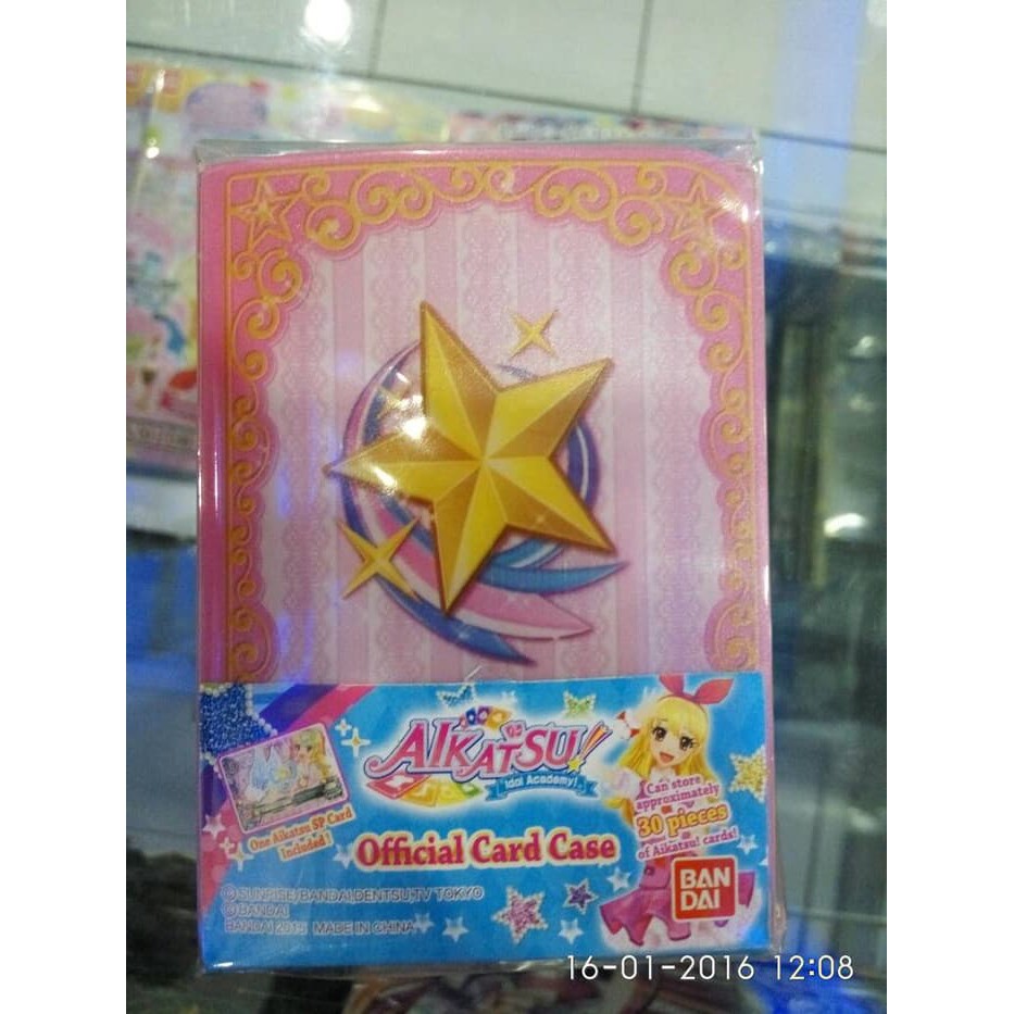 Kartu Aikatsu - Kartu Animal Kaiser - Kartu Remi Aikatsu Official Card Case (Pink) Produk Terbaik