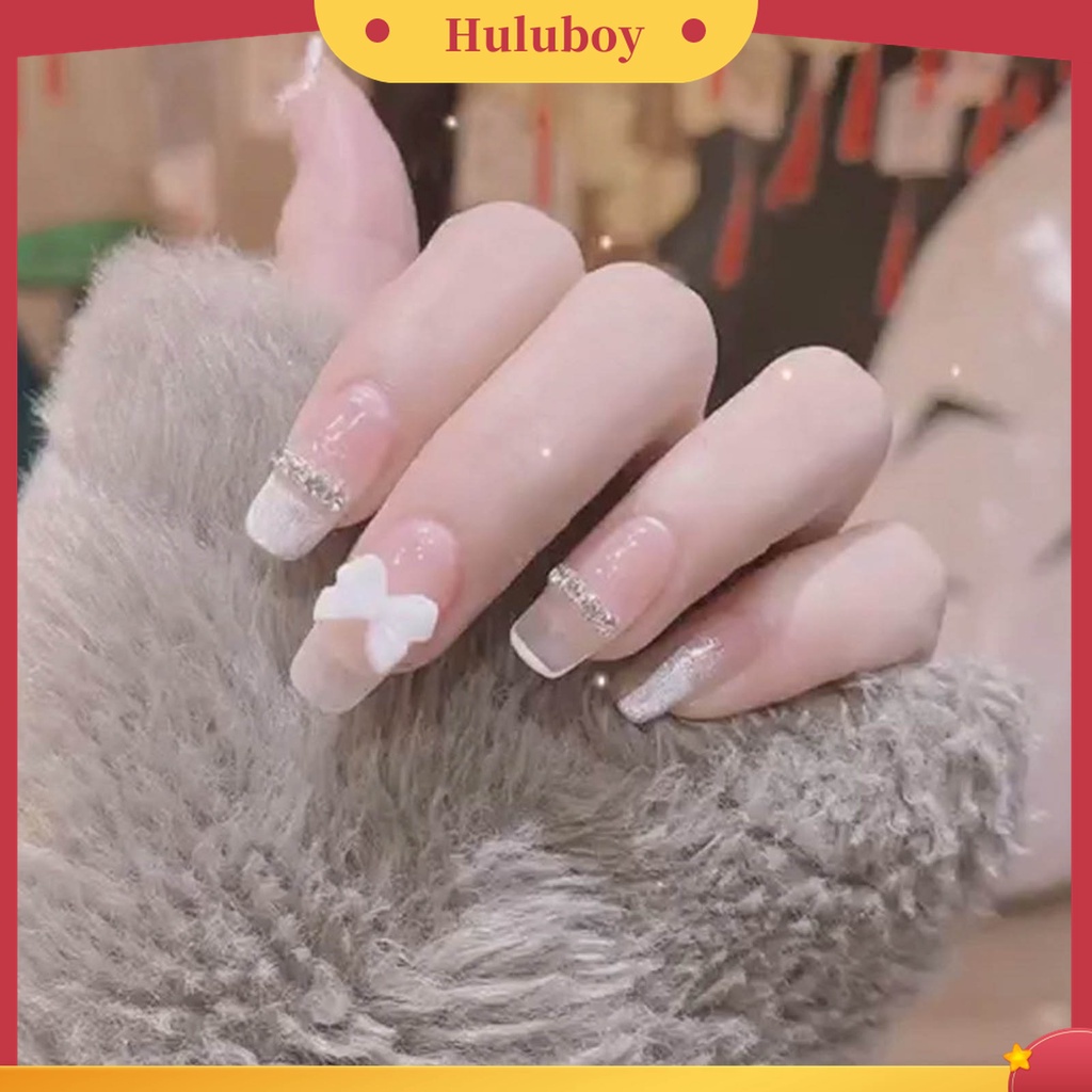 Huluboy Huluboy♡ 30pcs Pita Kupu-Kupu 3D Tahan Lama Mudah Dilepas Untuk Dekorasi Nail Art