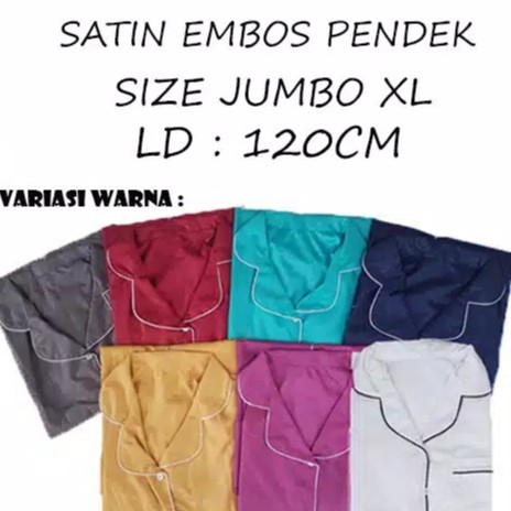 LFF Baju Tidur Wanita Dewasa HP Jumbo Emboss Piyama