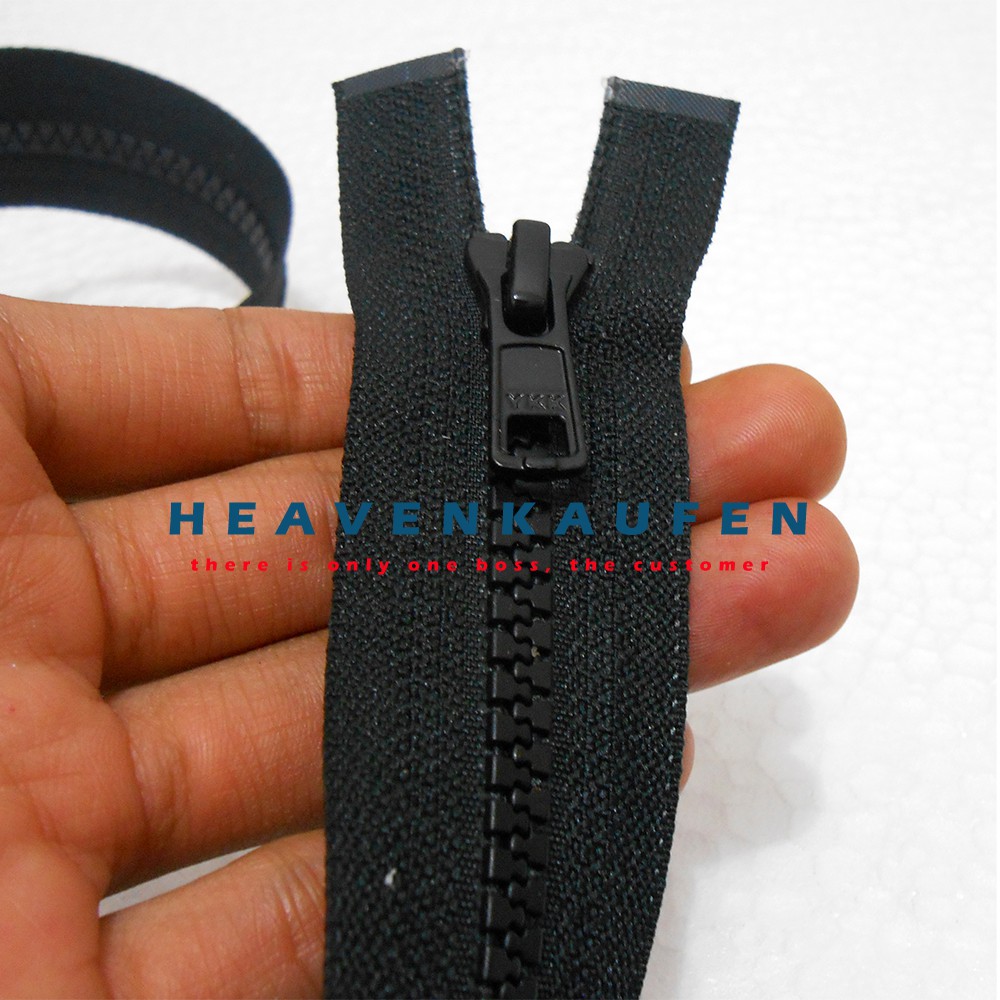 Resleting/Zipper Vislon YKK 80 cm Hitam Murah