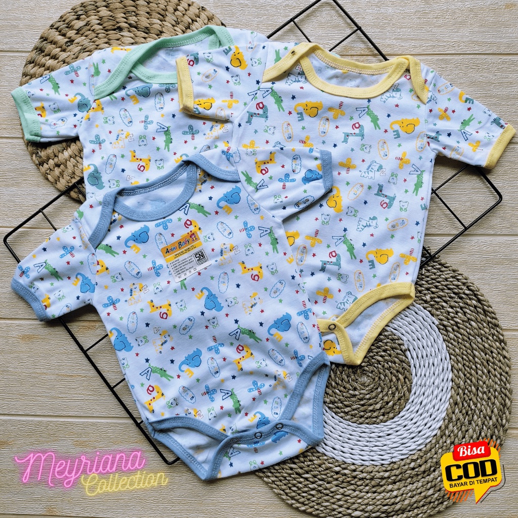 Promo - 3 PCS Baju Bayi Jumper Bayi Baru Lahir Special Quality SNI