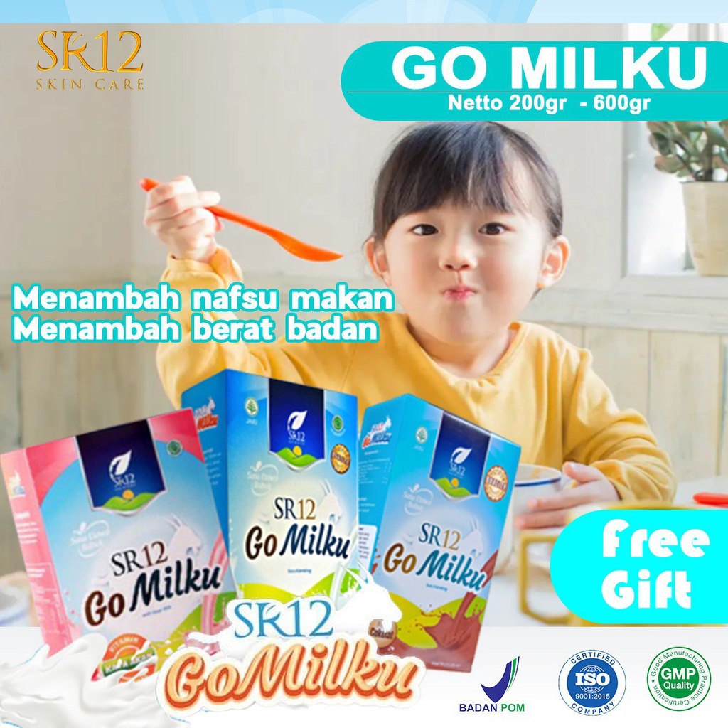 

Go milku Sr12 Susu kambing etawa Menambah nafsu makan Menaikan berat badan 600gr Bpom