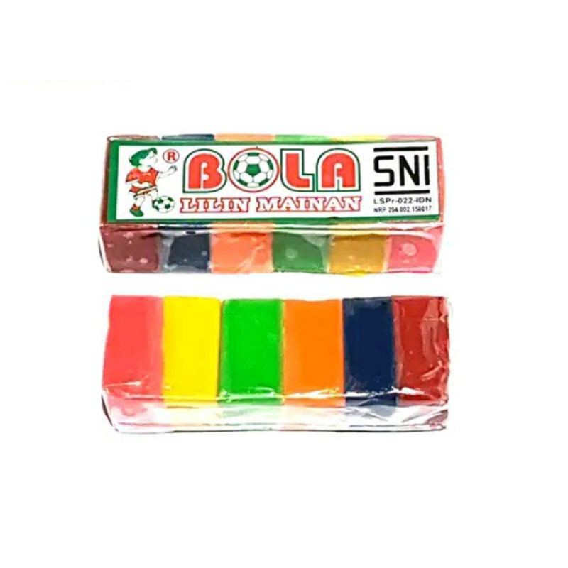 Lilin Mainan / Lilin Plastisin Kecil 6 Warna