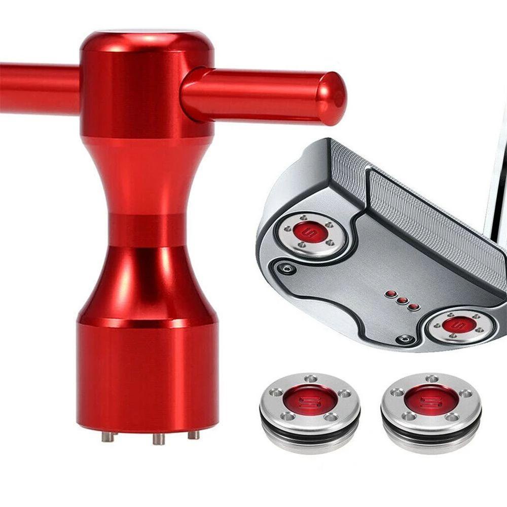 Lanfy Golf Putter Spanner Warna Merah 5g 10g 15g 20g Putter Sekrup Pemberat Bahan Aluminium Alloy Untuk Scott Cameron Golf Putter Weights