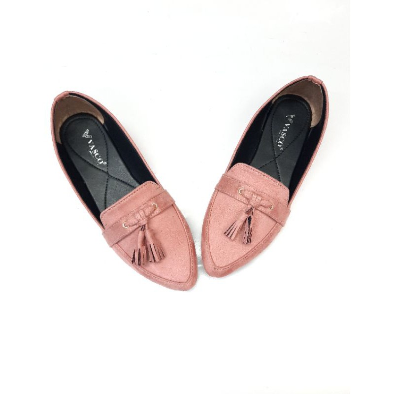 Milicca Dilion Sepatu Flat wanita Flat Shoes Sol Karet