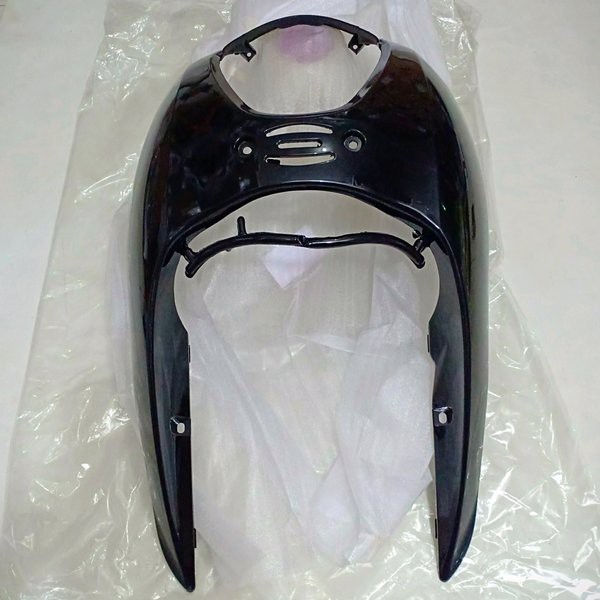 cover front panel tameng kap depan scoopy karbu KYT hitam violet non original