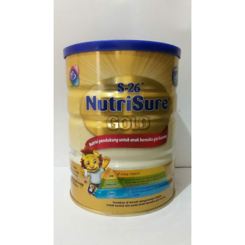 SUSU S-26 GOLD NUTRISURE 900G kaleng