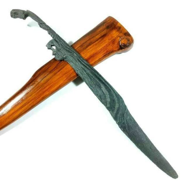 Keris Pusaka Kuno Putut Kujang Naga Primif Pamor Buntel Mayit Pajajaran