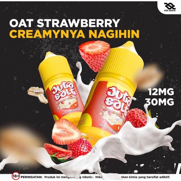 JUTA SALT OAT STRAWBERRY JUTA SALT 30ML by RSR BREW X VAPEBOSS