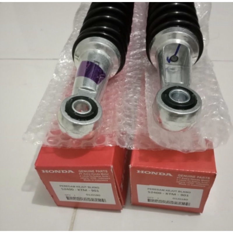 SHOCKBREAKER BELAKANG HONDA KARISMA / SUPRA X 125 / REVO LAMA / SUPRA FIT NEW KTM HITAM SEPASANG