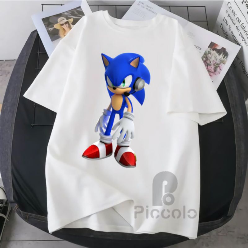 baju kaos sonic anak /KAOS SONIC/ kaos terbaru (free nama)