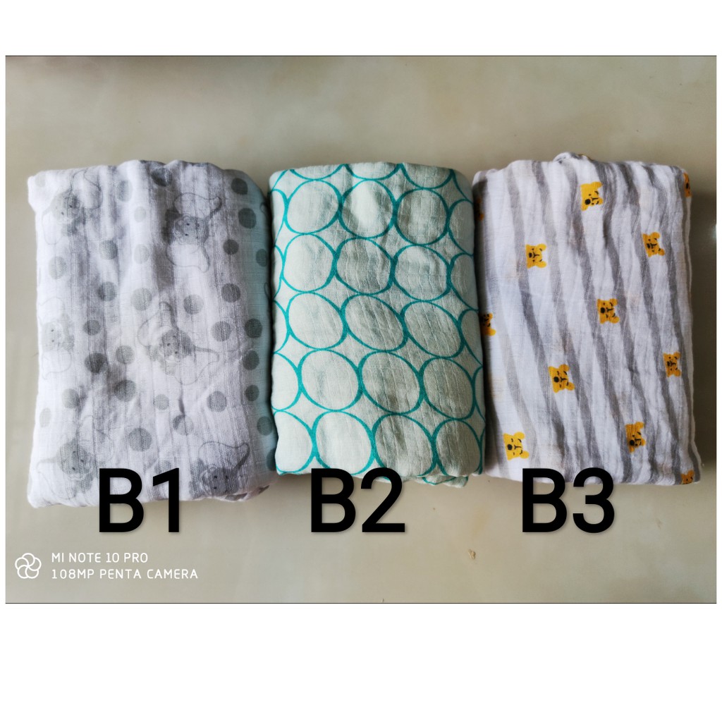 BEDONG MUSLIN SWADDLE MULTI-USE BLANKET