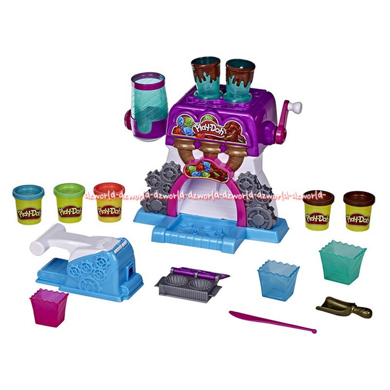 Play-Doh Kitchen Creation Candy Delight Mainan Lilin Playdoh Pabrik Membuat Permen Sugar Play Doh