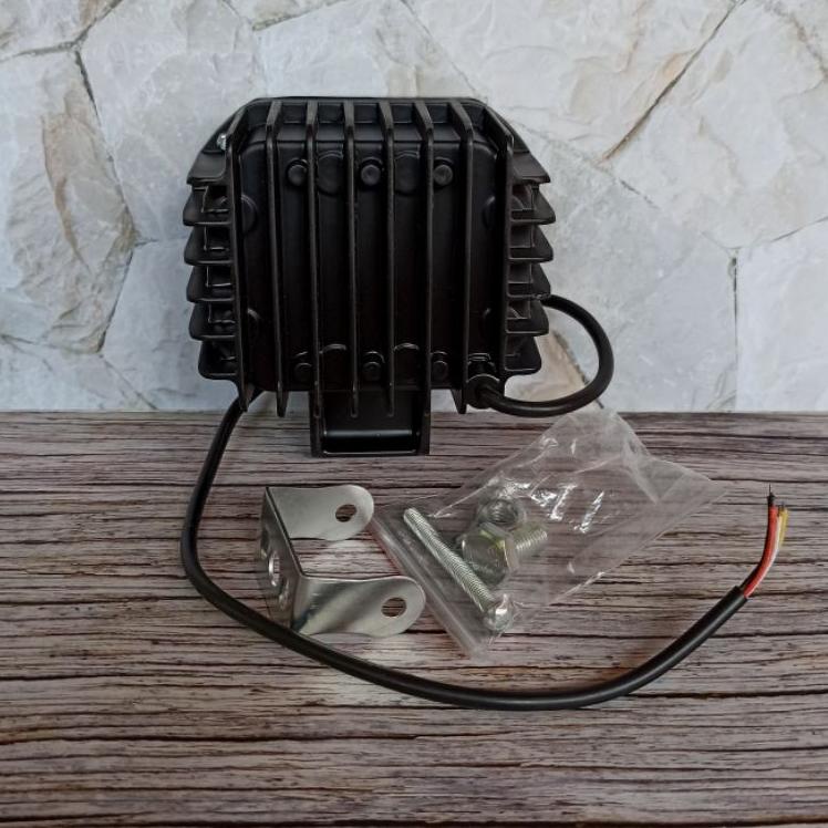 [KODE W1409] Lampu LED Daymaker klx ktm crf trail  rx king 3 Mata Custom japstyle Chopper atau mobil