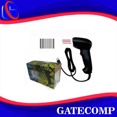 Barcode Scanner Laser 1d Usb With Stand Orifice f-12z