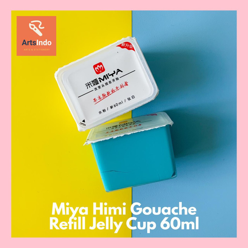 

Miya Himi Gouache Cat Refill Jelly Cup 14 Color x 60ml