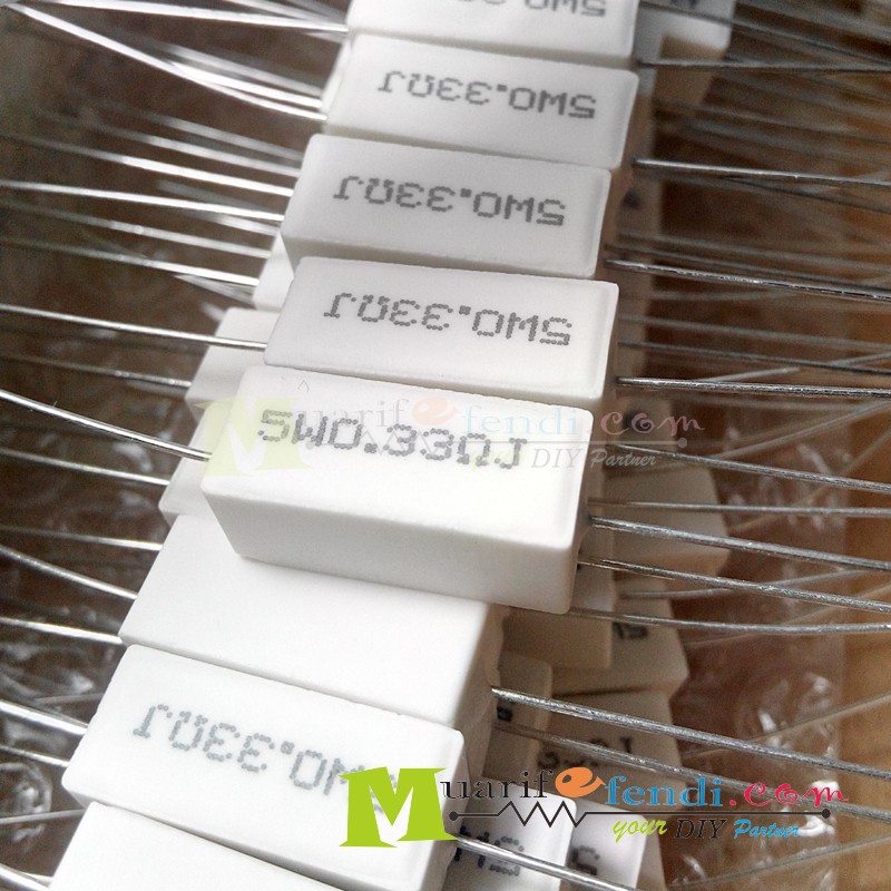 RESISTOR 5 WATT 0.22-0.47 GREEN PRODUCTS