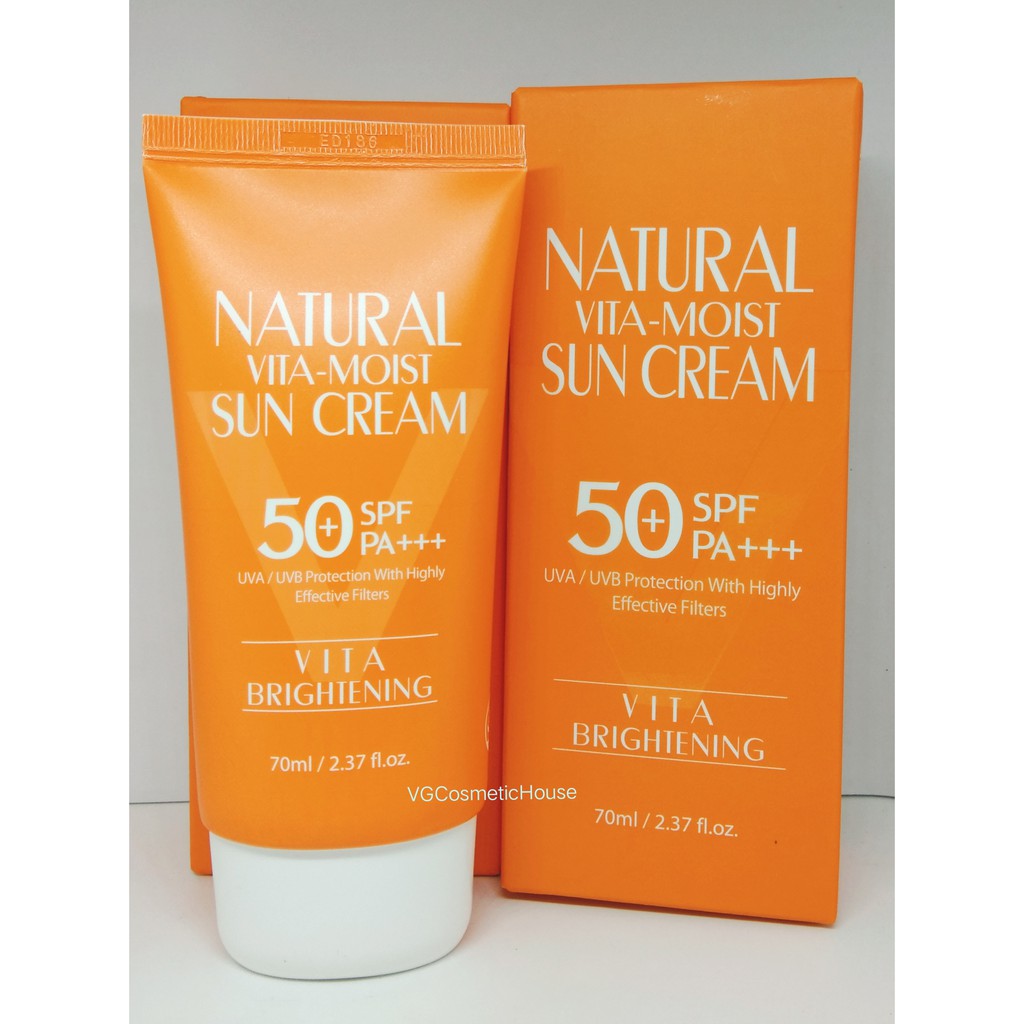 3W CLINIC Natural VITA-MOIST Sun Cream 70ml