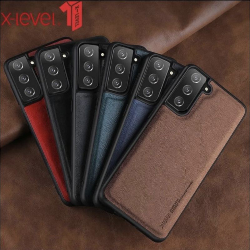 Leather Case Samsung S21 FE / S21 / S21 Plus / S21 Ultra X-level Premium Leather Original Case