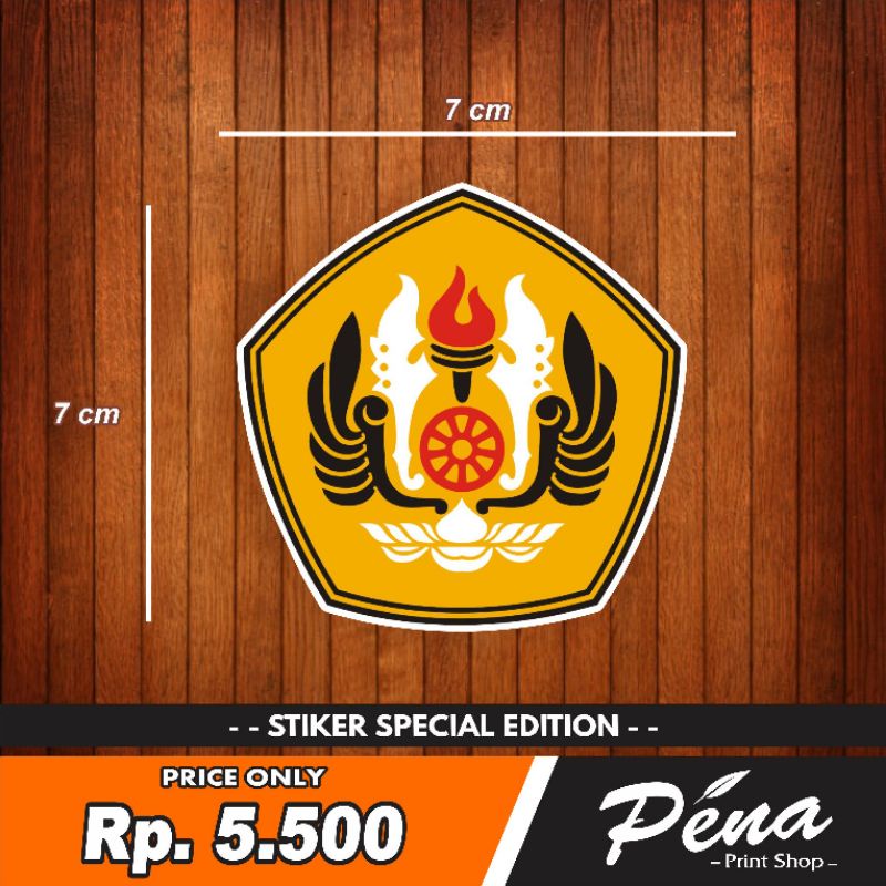 Sticker Stiker UNPAD Universitas Padjadjaran