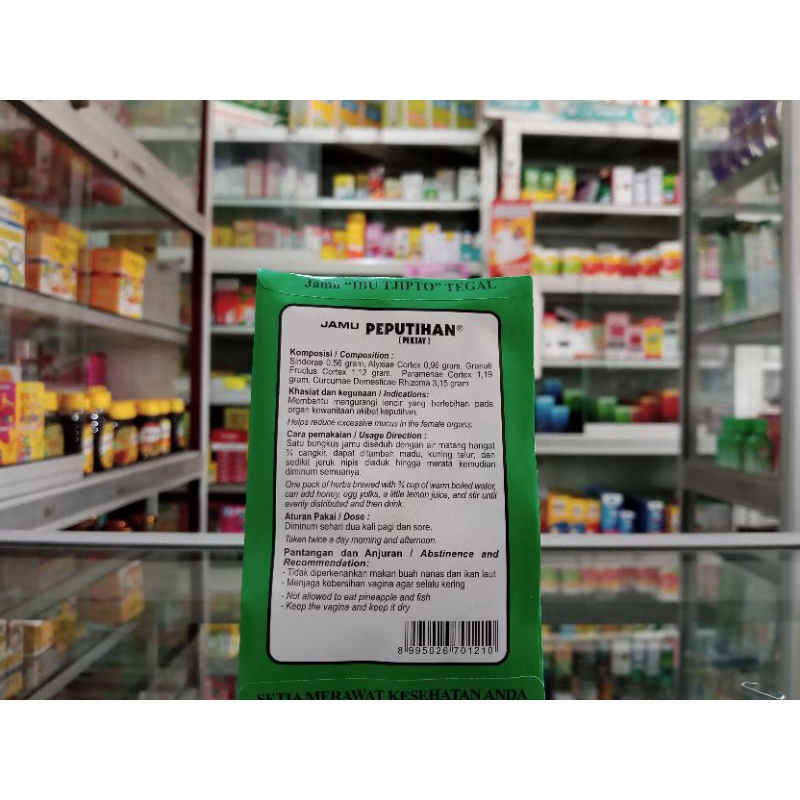 JAMU PEPUTIHAN IBU TJIPTO SACHET