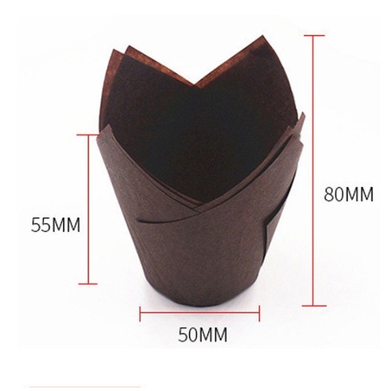 cupcake paper, cupcake tulip, cupcake case tulip, cup muffin, paper cup, kertas cupcake - 1 pack