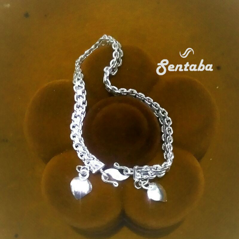 Gelang Medan Rangkap, Perak Murni 999