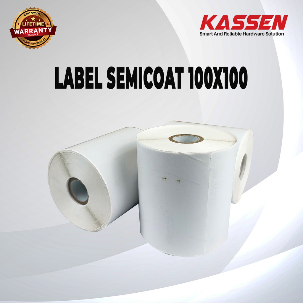 

LABEL SEMICOAT 100 X 100 (500PCS)