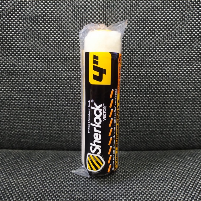 Isi Kuas Roll Super Epoxy 4 inch Sherlock (Bisa Dicuci Dengan Thinner)