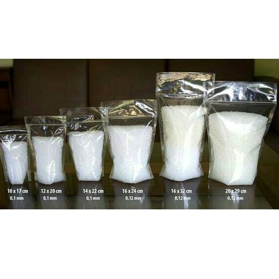 

Terlaris.. PLASTIK STANDING UP POUCH 16 X 32 CM - KLIP KEMASAN BENING TEBAL ISI 50 LEMBAR RY9