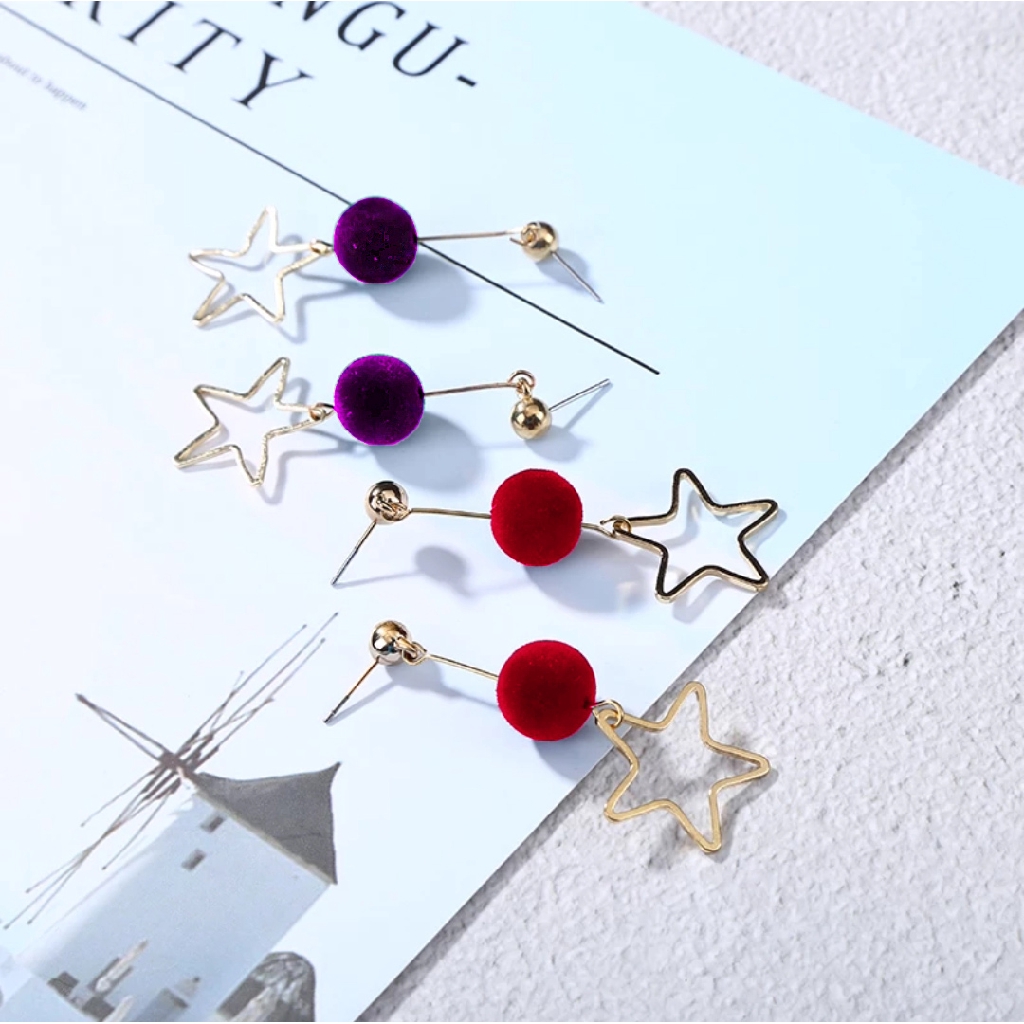 Anting wanita anting korea panjang 456