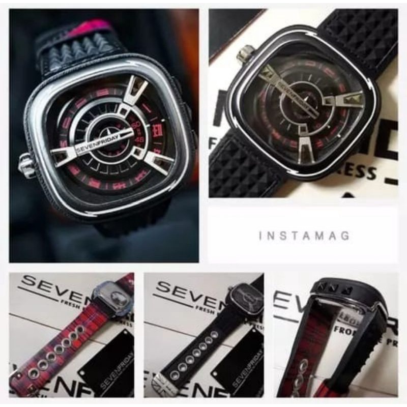 Jam tangan SEVENFRIDAYY SF M1/04 Punk, mesin automatic Miyota Japan fullset