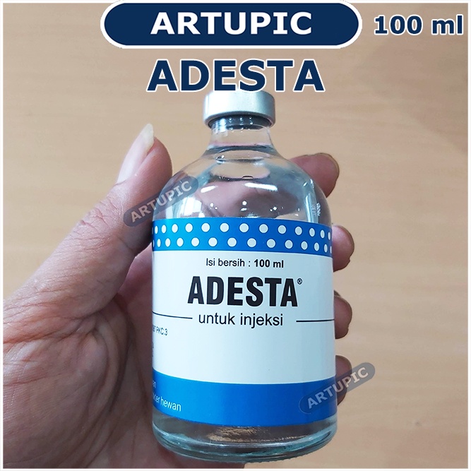 Adesta 100 ml Pelarut Obat Aquades Injeksi Vaksin Medion Hewan