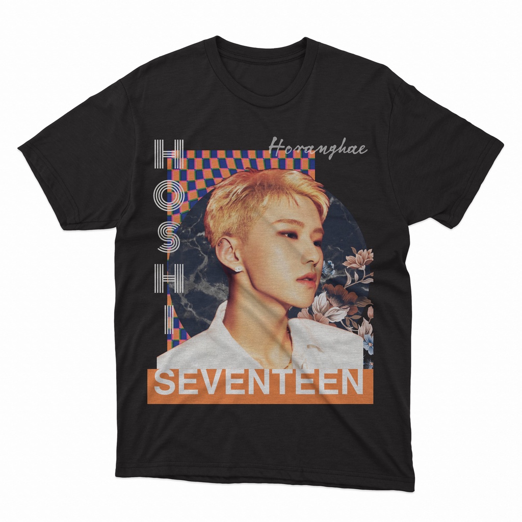 BLACK T-SHIRT HOSHI SEVENTEEN (KPOP)