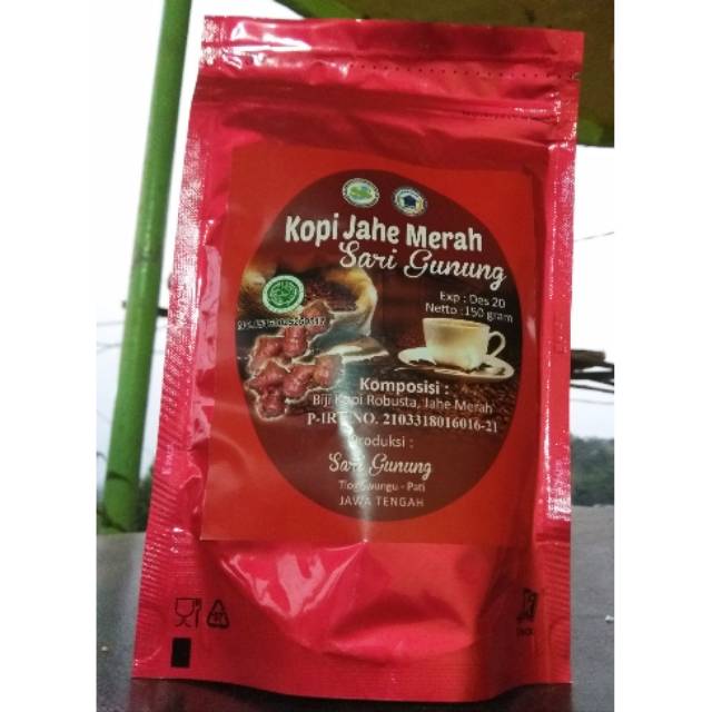 

Kopi Jahe Merah Asli Sari Gunung