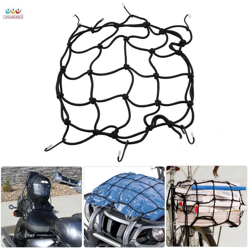 Jaring Helm Motor Sepeda Tali Pengikat Barang Bagasi Helmet Net jaring serbaguna