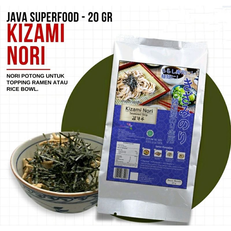 ✔MURAH Kizami Nori HALAL Potongan Untuk Topping 10gr / Kizaminori / Topping Nori