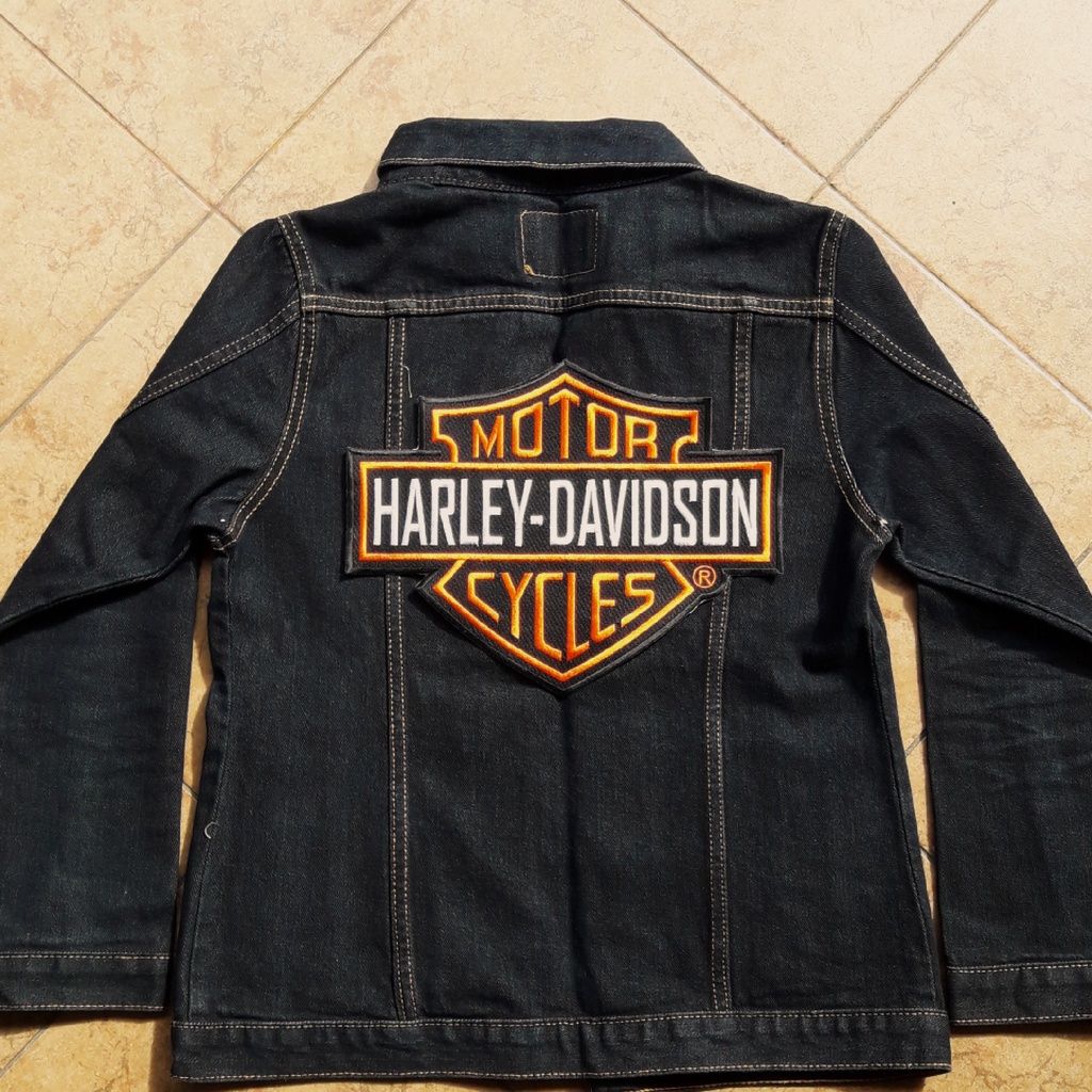 BACKPATCH LOGO HARLEY BORDIR JAKET PUNGGUNG
