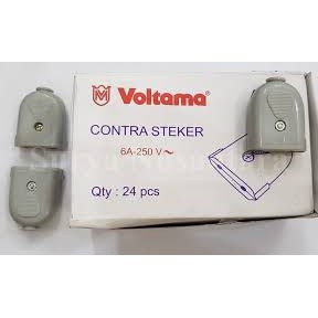Steker Biasa / Gepeng Voltama Kualitas Bagus SNI