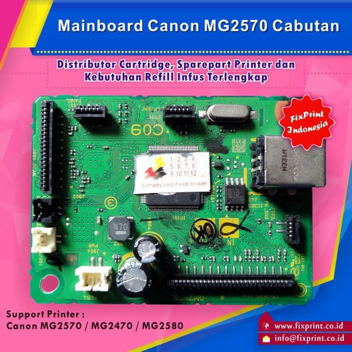Board Canon MG2470 MG2480- Motherboard MG2400- Mainboard MG2470 FPS2338