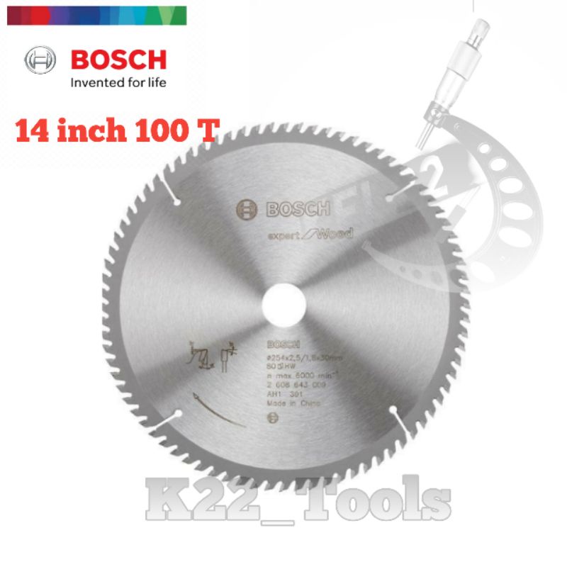 MATA GERGAJI BOSCH CIRCULAR SAW BLADE 14 INCH 100T