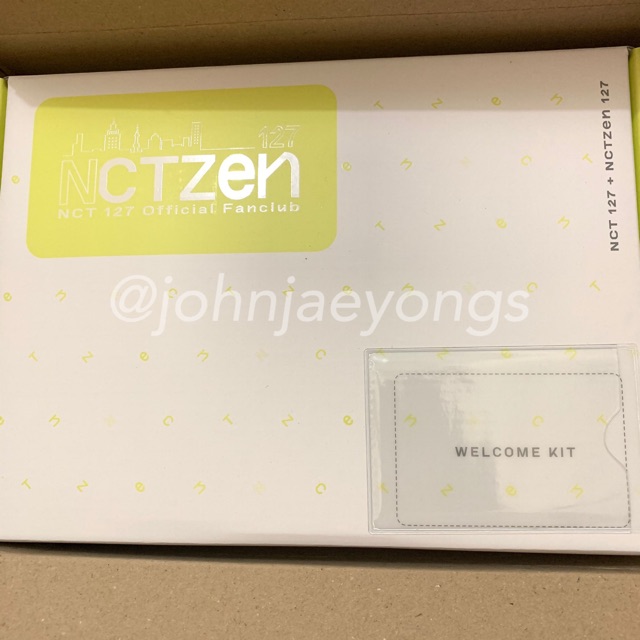 nct127 nct 127 nctzen ace membership/fanclub welcome kit