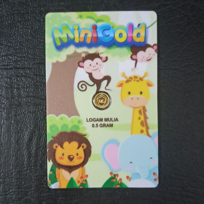 MiniGold Mini Gold 0.5 0,5 Gram Logam Mulia Emas 24 Karat