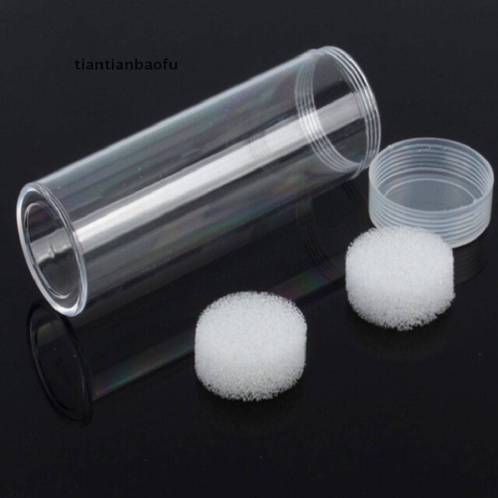 [tiantianbaofu] 1pcs 30mm Applied Clear Round Cases Coin Storage Protective Tube Holder Plastic Boutique