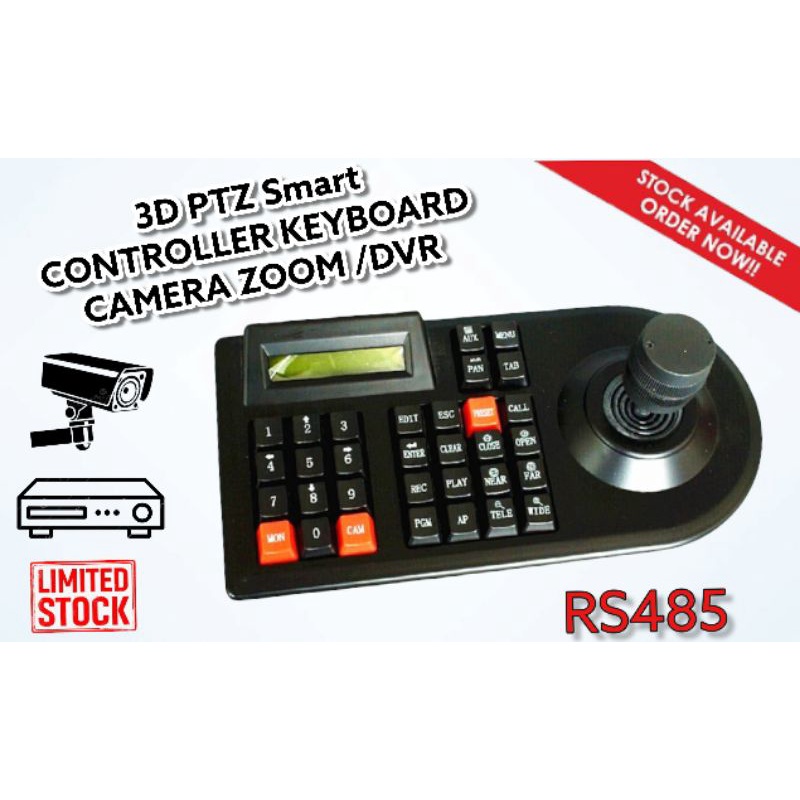 Jual KEYBOARD CONTROLLER 3D PTZ DVR CCTV SMART KEYBOARD Shopee Indonesia