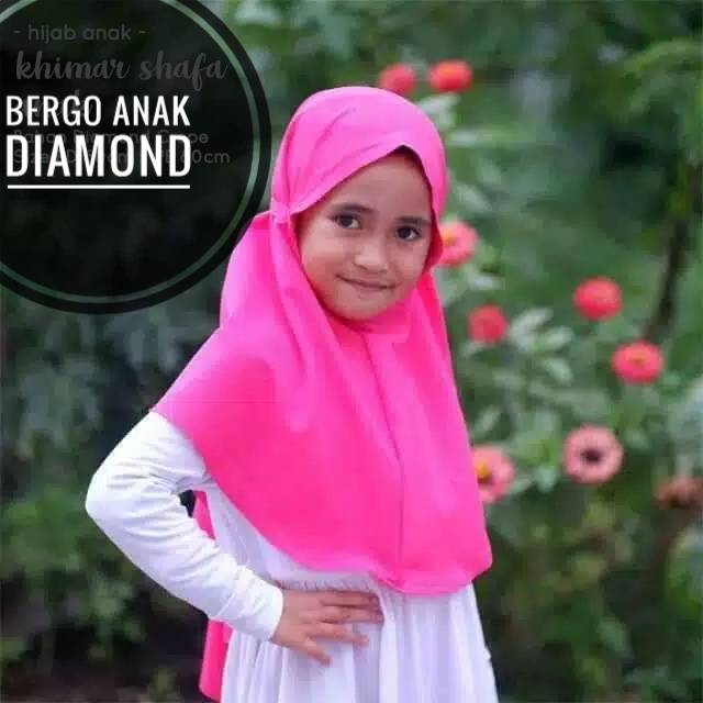 HIJAB BERGO ANAK DIAMOND USIA 3-7 TH ALL SIZE